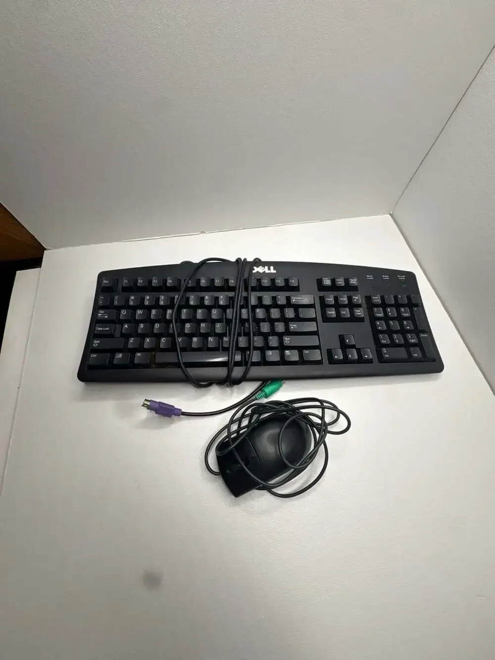 Dell SK-8110 RT7D20 With Feet Wired PS/2 Keyboard and Mouse Combo